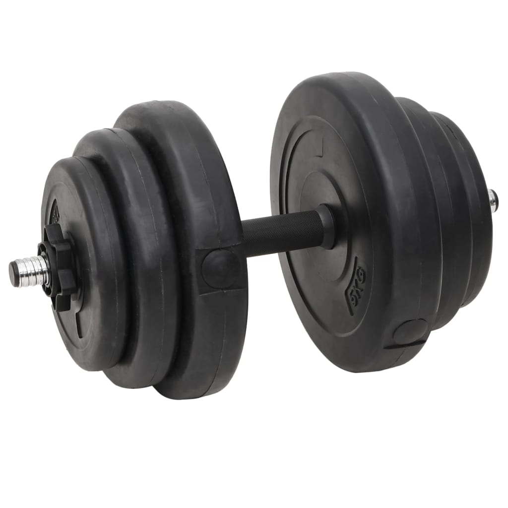 Painonnostotanko ja käsipainosarja levyillä 60 kg