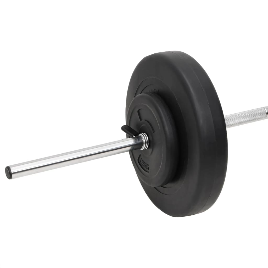 Painonnostotanko ja käsipainosarja levyillä 60 kg
