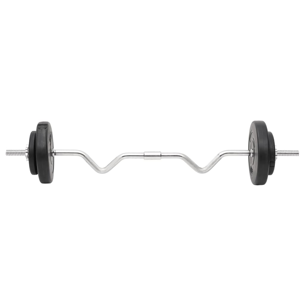 Painonnostotanko ja käsipainosarja levyillä 60 kg