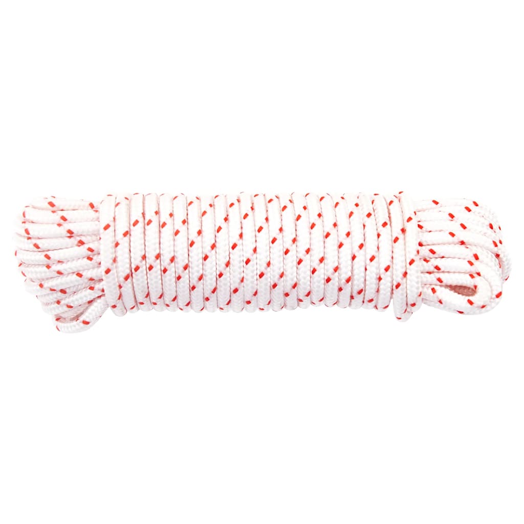 Pull Starter Naru Valkoinen ja punainen Ø4 mm 10 m Nylon