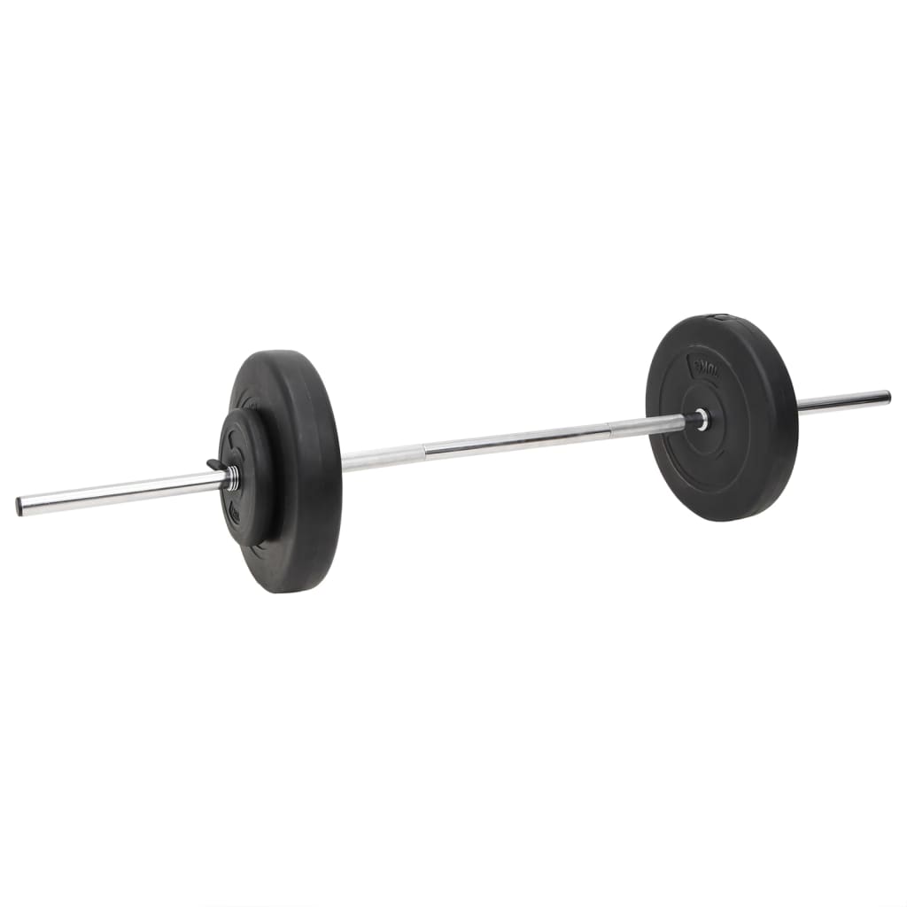 Painonnostotanko ja käsipainosarja levyillä 60 kg